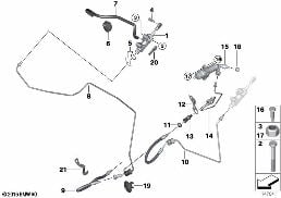 CLUTCH CONTROL diagram for BMW 3 Series E92 LCI 328xi