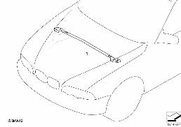 STRUT BRACE diagram for BMW 3 Series E46 318i