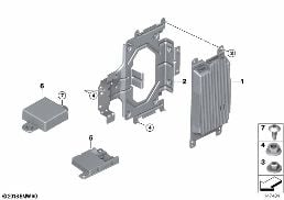 SINGLE PARTS SA 633, TRUNK diagram for BMW 3 Series E91 320d