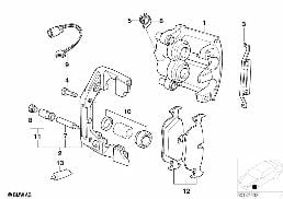 FRONT BRAKE PAD WEAR SENSOR