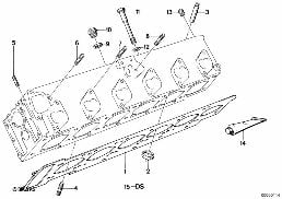 CYLINDER HEAD diagram for BMW 7 Series E23 728i