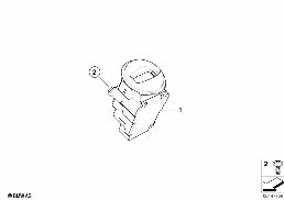 IGNITION LOCK OF REMOTE CONTROL diagram for BMW 5 Series E60 530i