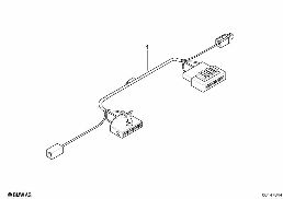 Linha de adaptação caixa ejectora diagram for BMW X3 E83 2.0i