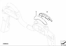RETROFIT, ROLL BAR, CHROME diagram for BMW MINI Cabrio R52 Cooper