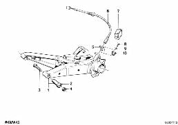 REAR AXLE SUPPORT/WHEEL SUSPENSION diagram for BMW 7 Series E23 730