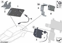 Anténní zesilovač diagram for BMW Rolls-Royce Phantom RR1 Phantom