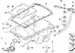 OIL PAN/OIL LEVEL INDICATOR