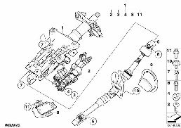 ELECTRON.STEER. COLUMN ADJ./ADD-ON PARTS