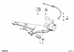 REAR AXLE SUPPORT/WHEEL SUSPENSION