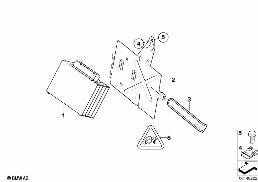 Amplificador sistema estéreo diagram for BMW X3 E83 2.0i