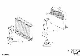 AMPLIFIER / BRACKET diagram for BMW Z4 E85 2.5i