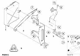 功率放大器/支架 高保真系統 diagram for BMW 3 Series E46 318i
