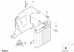 AMPLIFIER/HOLDER HARMAN KARDON HIFI diagram for BMW 3 Series E46 M3