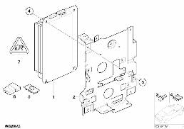 AMPLIFIER/HOLDER,HIFI PROFESSIONAL DSP diagram for BMW X5 E53 4.8is