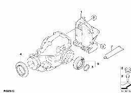 FINAL DRIVE, GASKET SET diagram for BMW Z4 E86 3.0si
