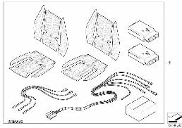 FRONT SEAT HEATING RETROFIT diagram for BMW 3 Series E90 318i