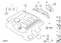 ENGINE ACOUSTICS diagram for BMW 3 Series E92 330d