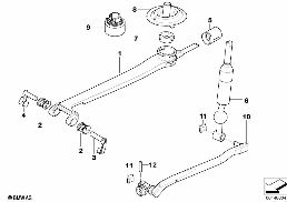 Växling mekanisk växellåda/diesel diagram for BMW 5 Series E60 LCI 520d