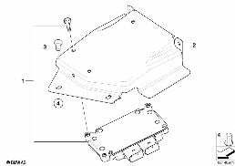 CONTROL UNIT, TRANSFER BOX diagram for BMW 3 Series E90 330xd