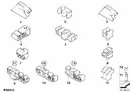BRAKE PIPE REAR/MOUNTING diagram for BMW 1 Series E87 LCI 118i