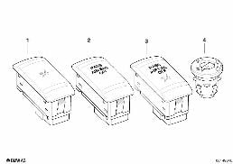Przełącznik poduszki powietrznej diagram for BMW 7 Series E65 745i