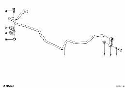Stabilisator hinten