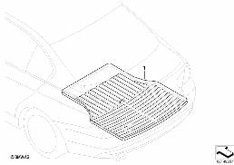 Cargo Tray diagram for BMW 3 Series E91 328i