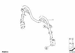 翻車保護系統 diagram for BMW MINI Cabrio R52 Cooper