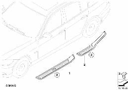 RETROFIT, M COVER, ENTRANCE diagram for BMW 3 Series E90 318i