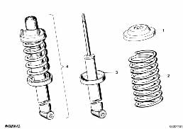 HD-SUSPENSION diagram for BMW 3 Series E21 323i