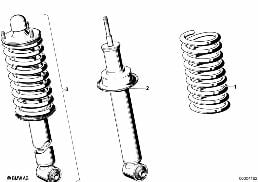 SUSPENSION FOR TRAILER HITCH diagram for BMW 3 Series E21 323i