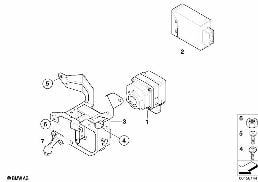 Kamera Night Vision diagram for BMW 7 Series E65 745i