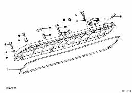 气缸盖罩 diagram for BMW 5 Series E28 M535i