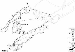 DIESEL ENCAPSULATION diagram for BMW 3 Series E90 LCI 320i