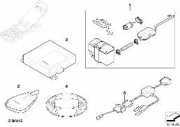 Zest. dopos. ogrzew./went. na postoju diagram for BMW 5 Series E39 520d