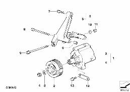 廢氣有害成份減小的空氣泵 diagram for BMW 3 Series E36 M3