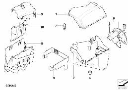 Coffret de boîtiers de commande diagram for BMW Z4 E85 2.5i