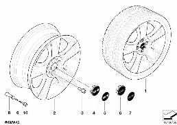 Obr. MINI st. le. 5 Star Bullet 91 diagram for BMW MINI R50 Cooper
