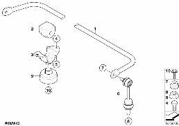 STABILIZER, REAR