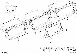ON BOARD MONITOR / TV AMPLIFIER diagram for BMW 3 Series E46 M3