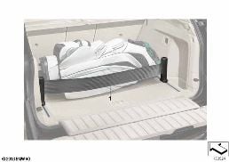 LUGGAGE-COMPARTMENT SECURING BELTS diagram for BMW X1 F48 20dX
