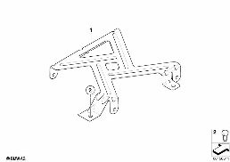 BRACKET FOR VIDEO MODULE diagram for BMW 3 Series E91 335d