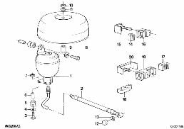 LEVELLING DEVICE/PRESSURE ACCUMULATOR