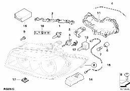 SINGLE PARTS, XENON HEADLIGHT