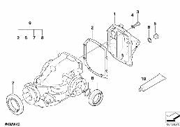 FINAL DRIVE, GASKET SET diagram for BMW 3 Series E46 318i