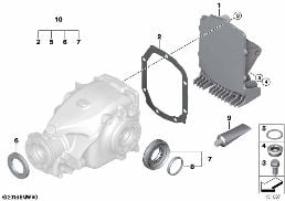 Pont AR, pochette de joints diagram for BMW Z4 E85 2.5i
