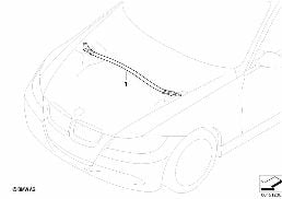 BMW PERFORMANCE STRUT TOWER BRACE, ALU