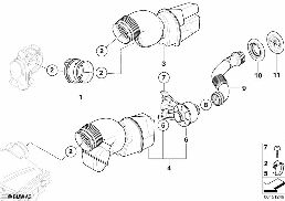 RUBBER BOOT/SOUND GENERATOR diagram for BMW Z4 E85 3.0si