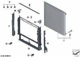 Radiatore liq. raffreddamento diagram for BMW Rolls-Royce Phantom RR1 Phantom