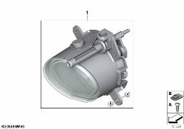 Kit antibrouillard diagram for BMW Z4 E85 2.5i